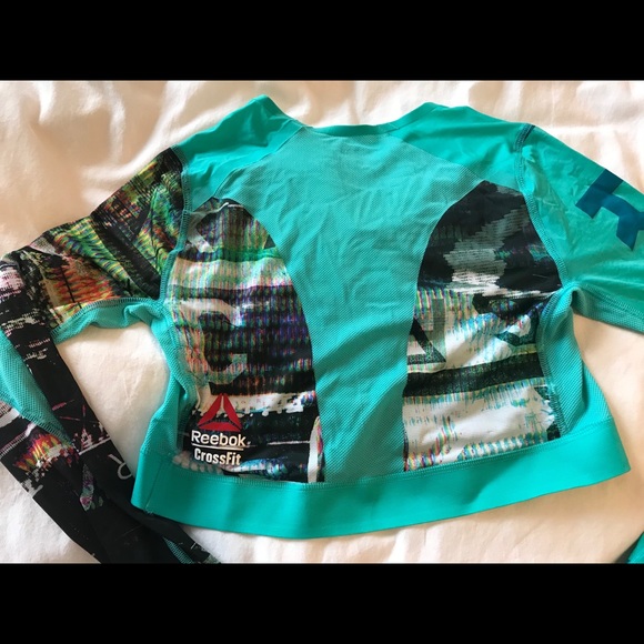 Cropped long sleeve Reebok top - Picture 3 of 4